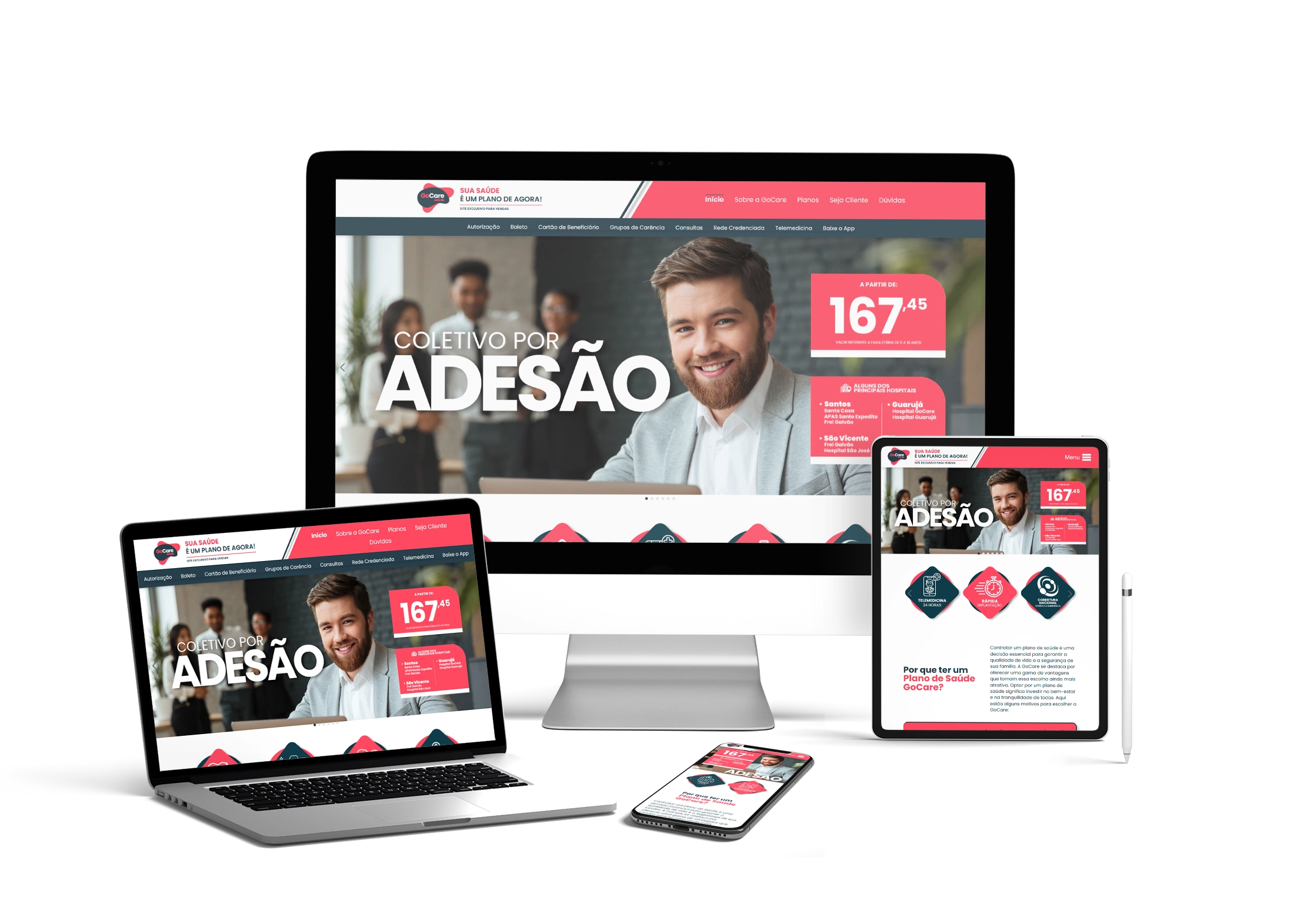 Projeto Site GoCare Litoral